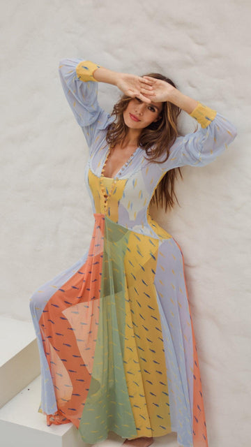 Vestido Bahia Tricolor - Mar a Mar Colombia